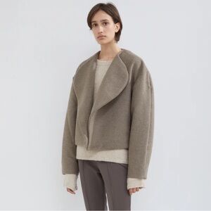 Toteme Taupe Bomber Jacket